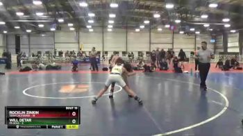 92 lbs Round 5 (6 Team) - Rocklin Zinkin, Team California vs Will Detar, PA Gold