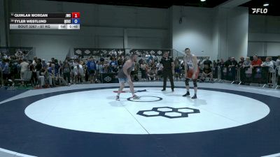 97 kg Champ. Rd Of 32 - Quinlan Morgan, Jackrabbit Wrestling Club vs Tyler Westlund, Queen City Grappling Club