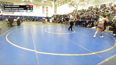 125 lbs Cons. Round 4 - Samara Gaffino-Vayda, Esperanza vs Tatiana Alvarado, West Covina