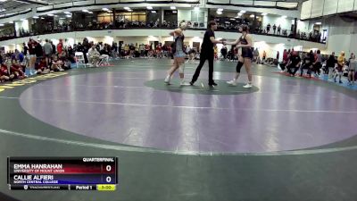 138B Quarterfinal - Emma Hanrahan, University Of Mount Union vs Callie Alfieri, North Central College