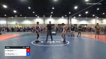 120 kg Prelims - Angel Delgado, Florida vs Maddox Mcarthur, Teknique Wrestling