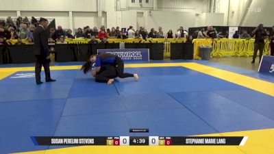 Stephanie Marie Lang vs Susan Perelini Stevens 2025 World IBJJF Jiu-Jitsu No-Gi Championship
