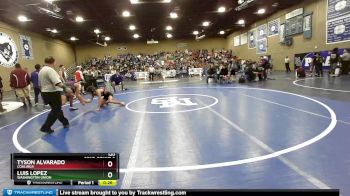 120 lbs Cons. Round 2 - Luis Lopez, Washington Union vs Tyson Alvarado, Coalinga