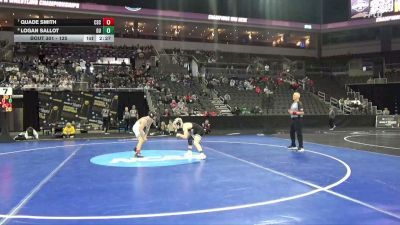 125 lbs 7th Place Match - Quade Smith, Chadron St. vs Logan Sallot, Gannon