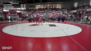 100 lbs Consi Of 8 #2 - Lexi Ledford, Chandler HS Girls vs Leslie Marquez, Rogers High School Girls