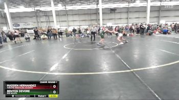 110 lbs Cons. Round 3 - Madden Hernandez, Sublime Wrestling Academy vs Benton DeVore, BSD Beasts