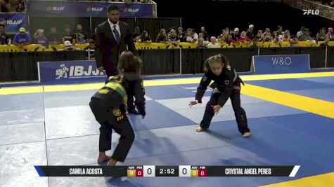 Crystal Angel Peres vs Camila Acosta 2026 Pan Kids Jiu-Jitsu IBJJF Championship