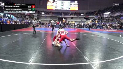 7A 106 lbs Semifinal - Braylen Johnson, Thompson HS vs Rivers Harbison, Hewitt-Trussville