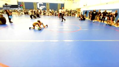 43 lbs 1st Place Match - Daniel Rojo, Cal Grapplers Wrestling Club vs Hazel Grimley, Cal Grapplers Wrestling Club