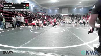 67 lbs Semifinal - Jaxon Deo, Berryhill Wrestling Club vs Easton Barnes, Raw Wrestling Club