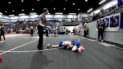 58 lbs Rr Rnd 5 - Cooper Edge, Piedmont vs Kolson Leslie, Choctaw Ironman Youth Wrestling