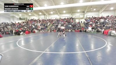 144B lbs Cons. Sub-rd Of 16 - John Gunderson, Herriman vs Braden Jackson, Maple Mountain