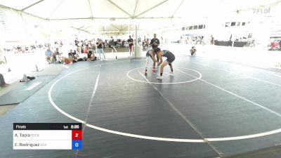 120 lbs Final - Adrian Tapia, SoCal Grappling vs Elias Rodriguez, Silverback WC