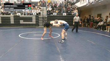 144 lbs Quarters & 1st Wb (16 Team) - Danny Liddy, Coahulla Creek vs Carter Woodall, Cook