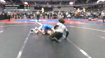 7A 132 lbs Semifinal - Matthew Campbell, Vestavia Hills vs Karter Stiffler, Enterprise HS