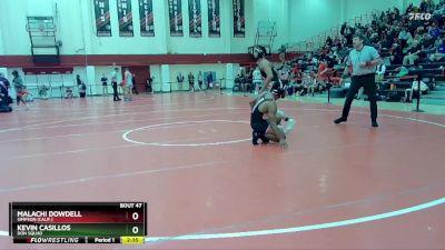 174 lbs Quarterfinal - Kevin Casillos, Don Squad vs Malachi Dowdell, Simpson (Calif.)