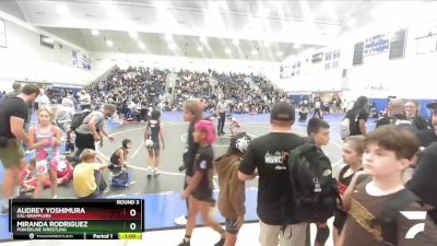 73 lbs Round 3 - Audrey Yoshimura, Cal-Grapplers vs Miranda Rodriguez, Powerline Wrestling