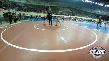 65 lbs Consi Of 16 #2 - Rylee Russell, Texas Select Wrestling vs Britney Turdo, Texas Elite Wrestling