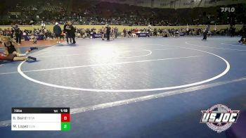 73 lbs Semifinal - Bailey Baird, Topeka Blue Thunder vs Madisson Lopez, Clinton Youth Wrestling