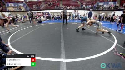 76 lbs Round Of 16 - Will Charles, D3 Wrestling Cluib vs Waylon Buckner, El Reno Wrestling Club