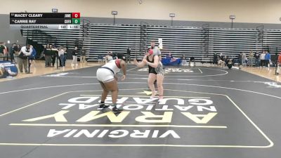 235 lbs Quarterfinal - Macey Cleary, Jamestown vs Carrie Ray, Colonial Forge