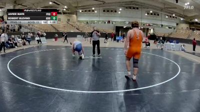 285 lbs 2nd Wrestleback (8 Team) - Robert Blevins, Anderson Co. High School vs Javier Mate, Pigeon Forge High School