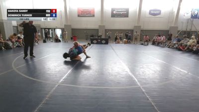 132 lbs Dakota Sandy, Pennsylvania Red vs Dominick Turner, Missouri