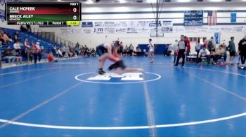 215 lbs 1st Place Match - Cale McPeek, Pawnee vs Breck Ailey, Newkirk