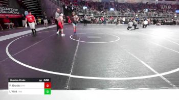 Quarterfinal - Andrew Tuttle, Hallsville Kids Club vs Tigue Ross, Bartlesville Wrestling Club