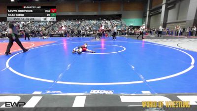 52 lbs Consi Of 16 #1 - Kyowe Ontiveros, Phase3 Lab School vs Silas Smith, White River Hornets Wrestling Club