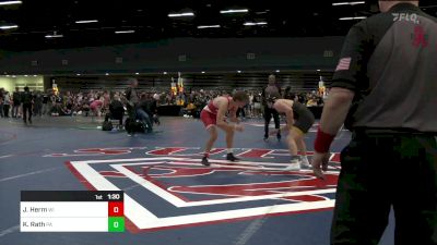 157 lbs Semifinal - Jacob Herm, WI vs Kollin Rath, PA