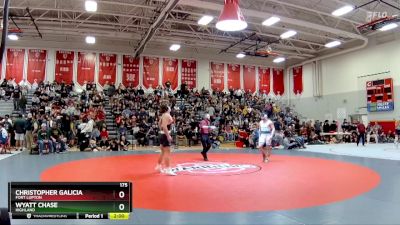 175 lbs 1st Place Match - Christopher Galicia, Fort Lupton vs Wyatt Chase, Highland