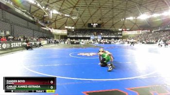 2A 113 lbs Cons. Round 1 - Zander Boyd, Ephrata vs Carlos Juarez-Estrada, Tumwater