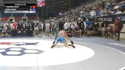 150 lbs Champ. Rd Of 128 - Dawson Mack, Illinois vs James Kosza, Michigan