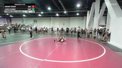 109 lbs Round Of 16 - Grant Dixon, Oakdale WC vs Luke Flores, Osoway