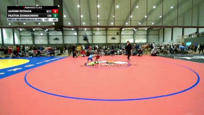 U8 FK - 56 lbs 3rd Place Match - Paxton Zionskowski, UP Outlaw WC vs Jaxonn Estrada, Wrestling Club Tacoma Slam