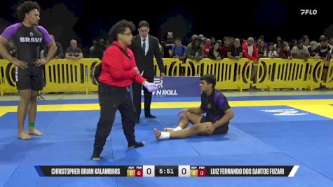 Luiz Fernando Dos Santos Fuzari vs Christopher Brian Kalambihis 2025 Pan IBJJF Jiu-Jitsu No-Gi Championship