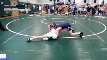 113 lbs 11th Place - Conor McAteer, Walpole vs Brandon Grimaldi, Whitman-Hanson