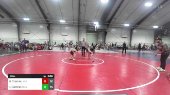 70 lbs Rr Rnd 3 - Hayden Thomas, Jackson County Wrestling Club vs Fisher Cochran, Tomahawk Wrestling Club