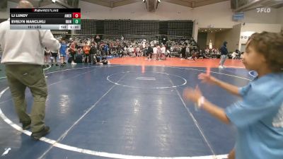 161 lbs Rr Rnd 3 - LJ Lundy, American MMAW - MSC vs Evelyn Manclikli, Iron Wolves