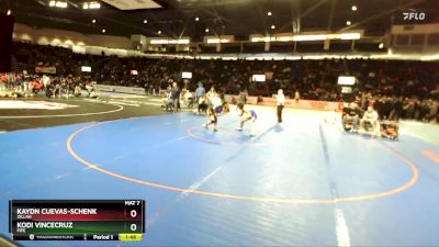 106 lbs Champ. Round 2 - Kodi Vincecruz, Fife vs Kaydn Cuevas-Schenk, Zillah