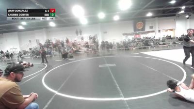 81 lbs Consolation - Liam Gonzalez, Az Cross Trained vs Andres Cortes, Rancho Bernardo WC