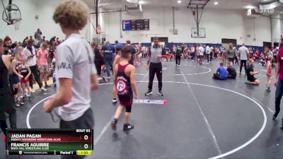 90 lbs 1st Place Match - Francis Aguirre, Rock Hill Wrestling Club vs Jadan Pagan, Mighty Warriors Wrestling Acad