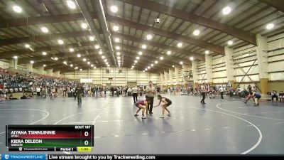 127 lbs Semifinal - Kiera Deleon, Oregon vs Aiyana Tsinnijinnie, Utah
