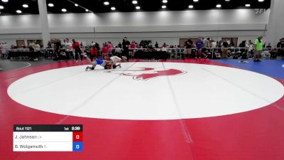 144 lbs Consi Of 16 #1 - Jacury Johnson, La vs Benjamin Wolgamuth, Fl