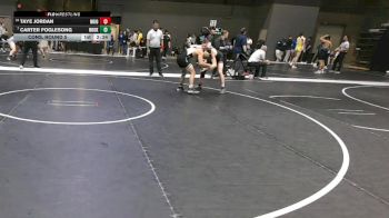 125 lbs Cons. Round 5 - Carter Foglesong, Northeast Oklahoma vs Taye Jordan, Northwestern (Iowa)