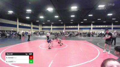 106 lbs Semifinal - Aiden Sweat, Kalispell WC vs Andres 'Rambo' Lopez, Wlv Jr Wrestling