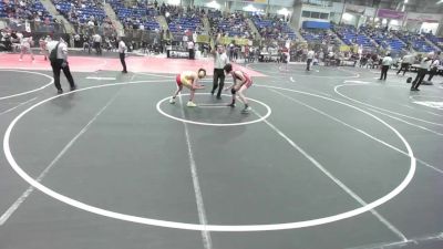 100 lbs Consi Of 16 #1 - Fabrizio Escalante, Webber Middle School vs Devon Florez, Rocky Ford