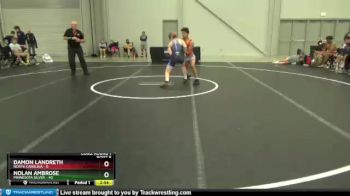 126 lbs Semis & 1st Wrestleback (8 Team) - Damon Landreth, North Carolina vs Nolan Ambrose, Minnesota Silver