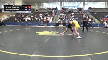 138 lbs Semifinal - Peyton Hellmann, Fort Hays State vs Jacinda Espinosa, Lindenwood University
